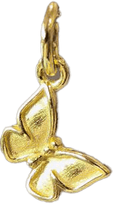 Gold Butterfly Pendants