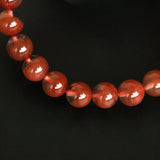 [Bead] Red Rabbit Hair Crystal Bracelet - Healing & Wealth Crystal