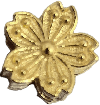 Golden cherry blossoms