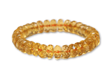 [Faceted Bead] Citrine Bracelet - Faceted Brazilian Crystal for Wealth & Creativity - FateCord