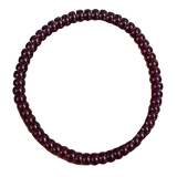 [Faceted Bead] Natural Black Currant Garnet
