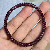 [Faceted Bead] Natural Black Currant Garnet - FateCord