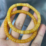 [Faceted Bead] Natural Burma Yellow Jade and Huanglong Jade - FateCord
