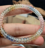 [Faceted Bead] Natural Multi - treasure Candy Morganite - FateCord