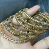 [Faceted Bead] Natural Rutilated Quartz / Crystal - FateCord