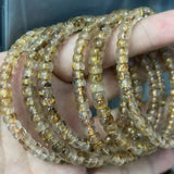[Faceted Bead] Natural Rutilated Quartz / Crystal - FateCord
