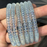 [Faceted Bead] Natural Sky Aquamarine Clean Body - FateCord