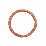 [Faceted Bead] Natural Sunstone/Golden Sand Cat's Eye/Orange Moonstone