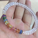 [Faceted Bead] Natural White Crystal Multi - Treasure - FateCord