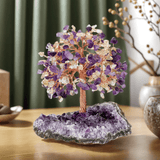 FateCord Natural Amethyst and Citrine Energy FengShui Tree - FateCord