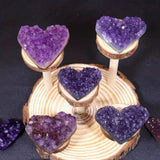 FateCord Natural Amethyst Cluster & Raw Healing Crystal - FateCord