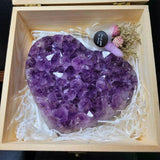 FateCord Natural Amethyst Cluster & Raw Healing Crystal - FateCord