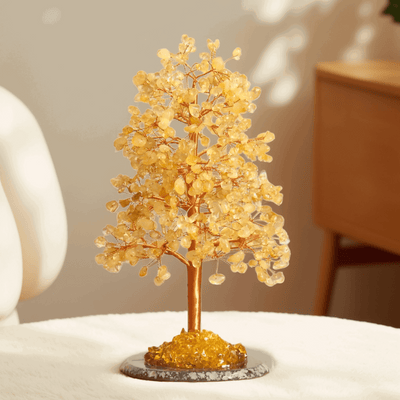 FateCord Natural Citrine Energy Feng Shui Tree - FateCord