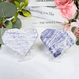 FateCord Natural Malachite Crystal Heart Stone - FateCord