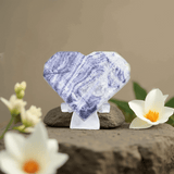 FateCord Natural Malachite Crystal Heart Stone - FateCord