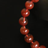 [Bead] Red Rabbit Hair Crystal Bracelet - Healing & Wealth Crystal