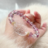 [Fox Fairy] Amethyst and White Crystal Nine - tailed Fox Princess Crystal Bracelet - FateCord