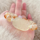 [Fox Fairy] Brings Love Natura Citrine & Crystal Fox Immortal Bracelet - FateCord