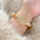 [Fox Fairy] Brings Love Natura Citrine & Crystal Fox Immortal Bracelet - FateCord