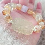 [Fox Fairy] Brings Love Natura Citrine & Crystal Fox Immortal Bracelet - FateCord