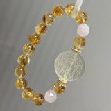 [Fox Fairy] Natural Yellow Tower Crystal (Asscher Yellow Crystal) - God of Wealth Zagilarum - FateCord
