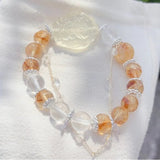 [Fox Fairy] Yellow Tower Crystal (Yellow Aseit) & Citrine Crystal Cultivation Nine - Tailed Fox Bracelet - FateCord