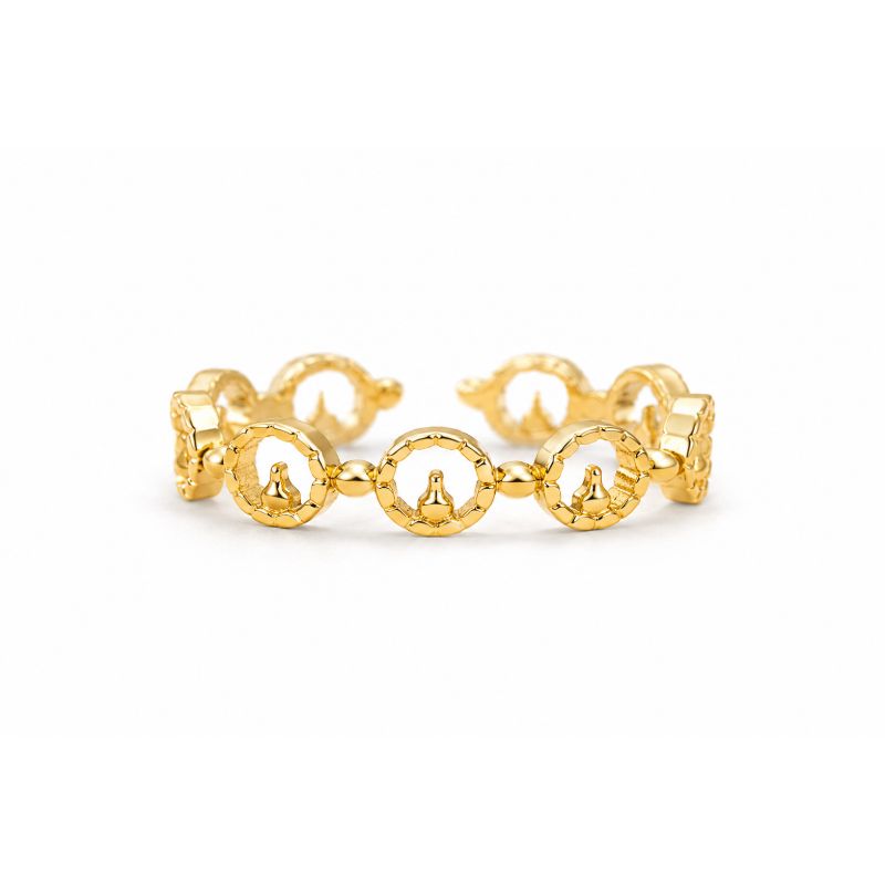 Golden Sunrise Open Ring