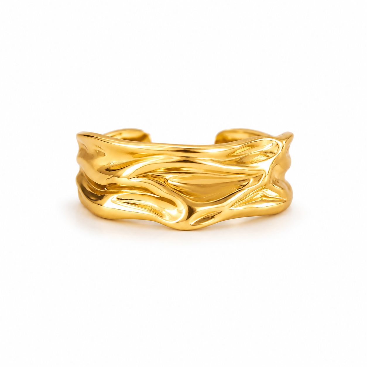 Molten Flow Open Ring