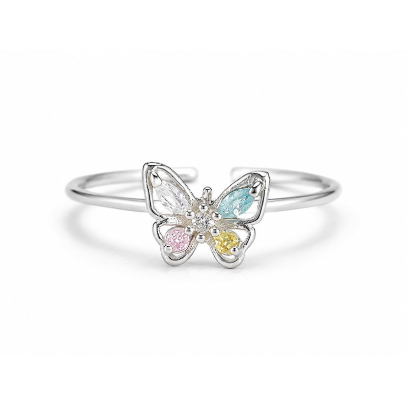 Aurora Butterfly Open Ring