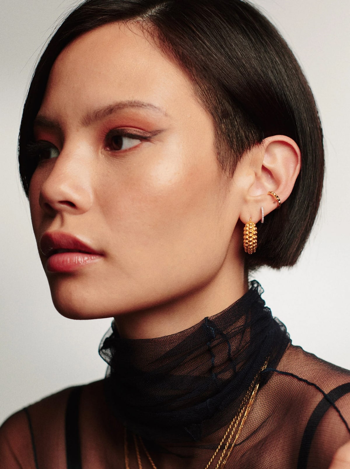 Baya Hoop Earrings—Gold Plated