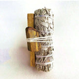 White Sage and Palo Santo Purifying Incense Stick with Crystal Combo - FateCord